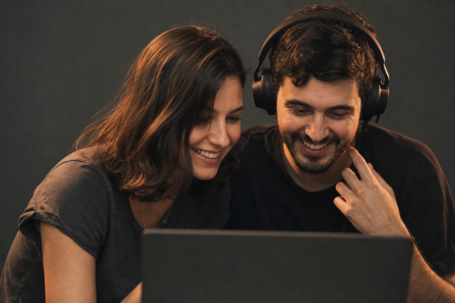 Editor cutting a podcast episode on the timeline at the studio edit bay