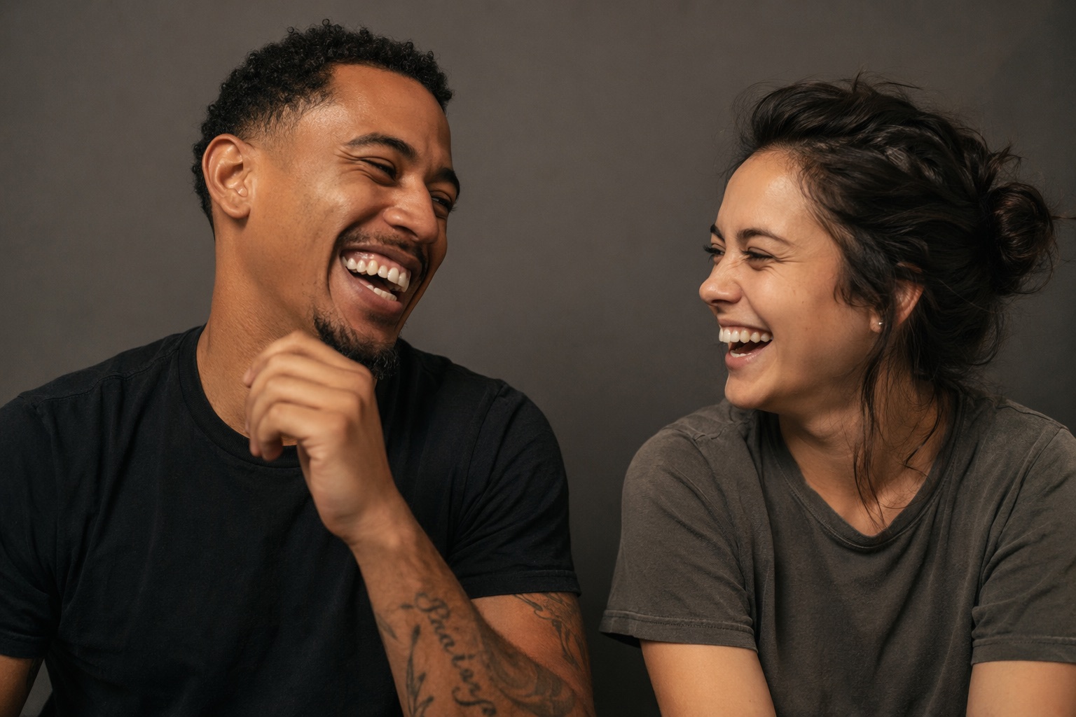 Creator set up to record 90 days of content in one batch day in San Francisco